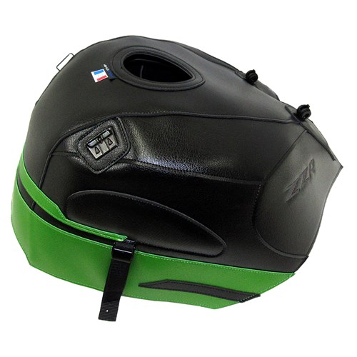 Bagster tank cover ZZR 1400 - black / pearly green deco