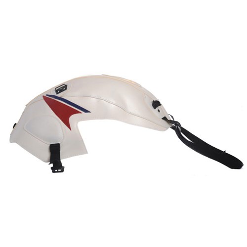 Bagster tank cover CBR 650 F - white/baltic/red
