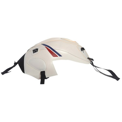 Bagster tank cover CB 650 F - white red / blue HRC