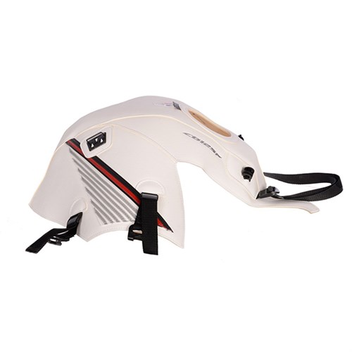 Bagster tank cover CB 125 F - white / red / black / grey