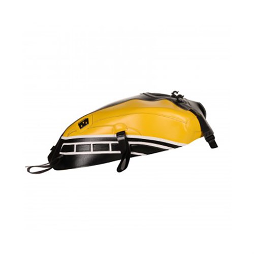 Bagster tank cover XSR700 - black / surf yellow / white