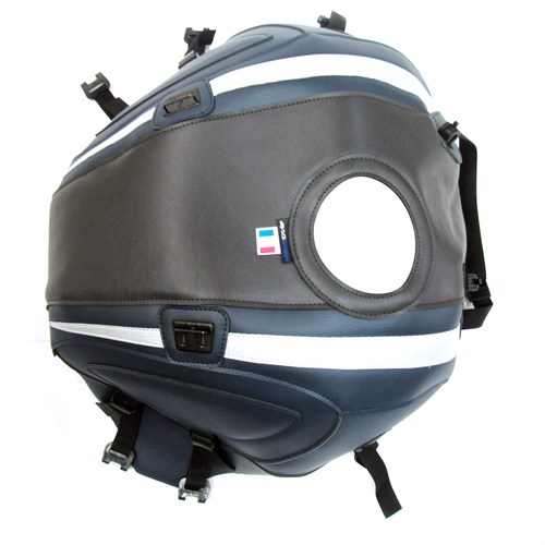 Bagster tank cover XSR900 - sky grey / night blue / silver