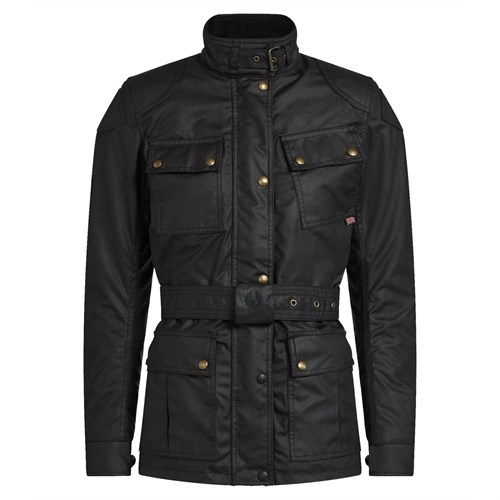 Belstaff Trialmaster Pro wax cotton ladies jacket in black