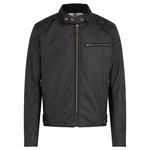 Belstaff Ariel wax cotton jacket in black