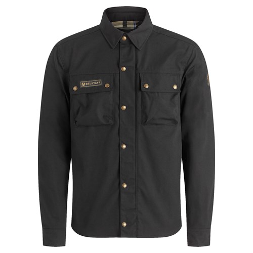Belstaff Mansion riding shirt with D3O in black