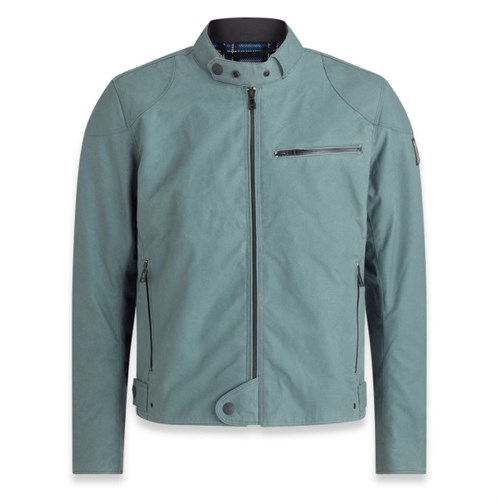 Belstaff Stealth Ariel wax cotton jacket in dark steel green