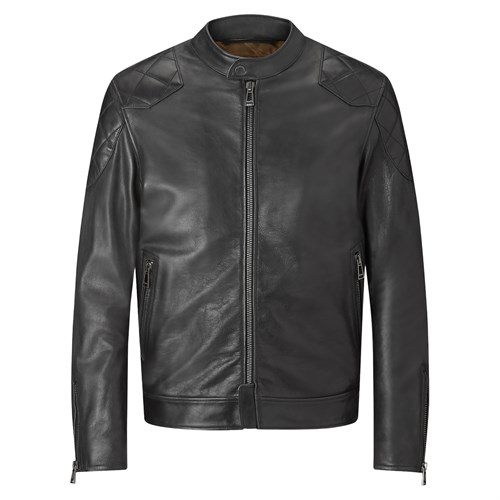 Belstaff Centenary Outlaw Pro leather jacket in black