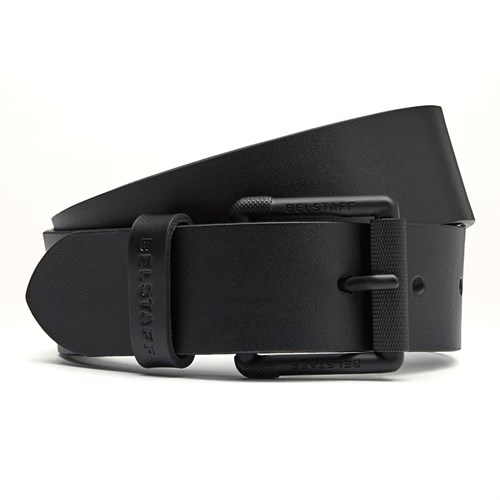 Belstaff Roller buckle belt in black