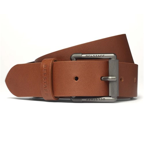 Belstaff Roller buckle belt in earth brown