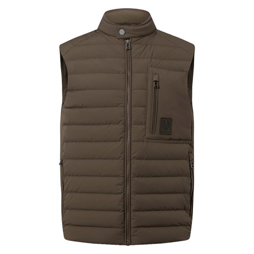 Belstaff Chassis gilet in army olive
