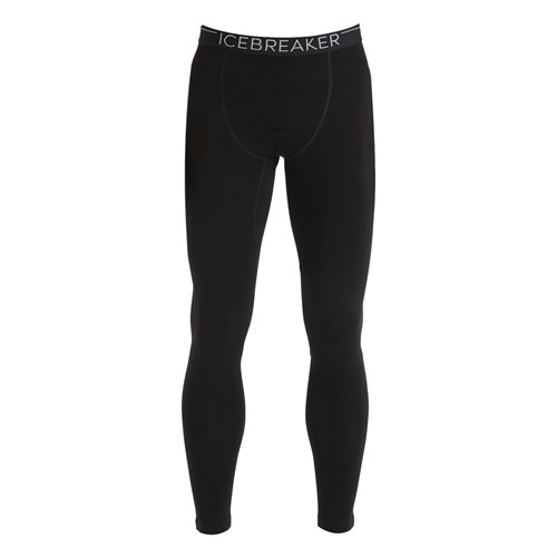 Icebreaker mens 300 MerinoFine leggings in black