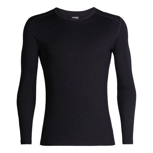 Icebreaker womens merino 260 Tech long sleeve crew base layer in hydro