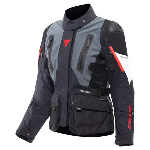Dainese ladies Carve Master 4 GTX jacket in black / grey / red