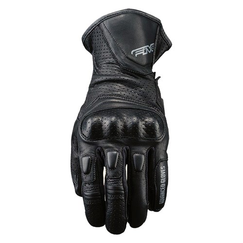 Five Urban leather gloves in black