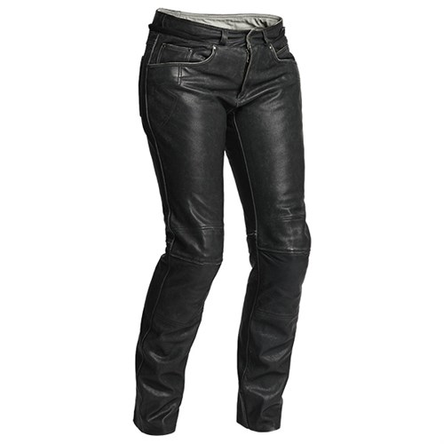 Halvarssons Seth ladies leather trousers in black