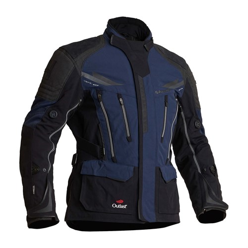 Halvarssons Mora jacket in black / blue