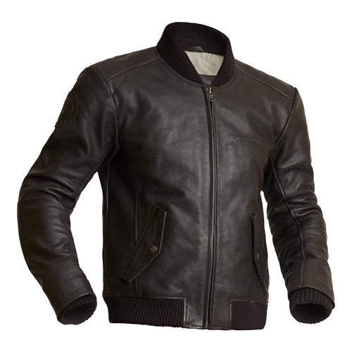 Halvarssons Torsby leather jacket in brown