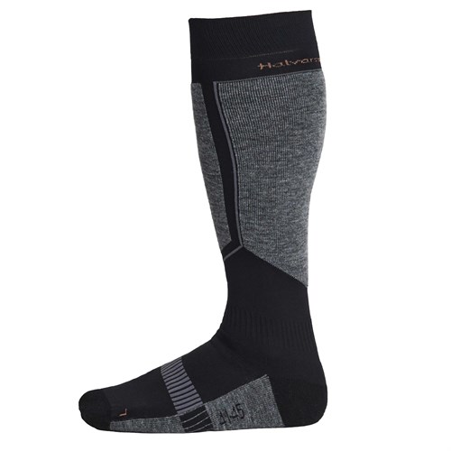 Halvarssons Warm socks in black / brown