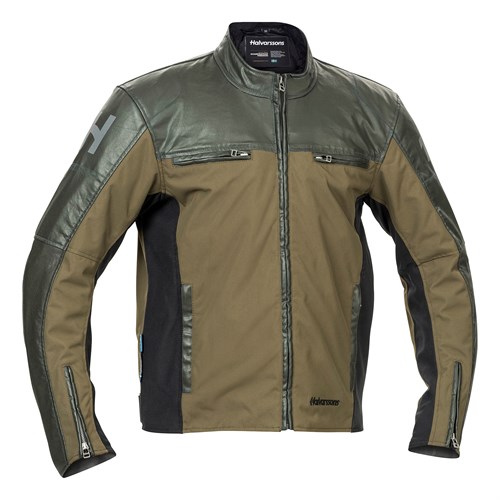 Halvarssons Holmen jacket in green / brown