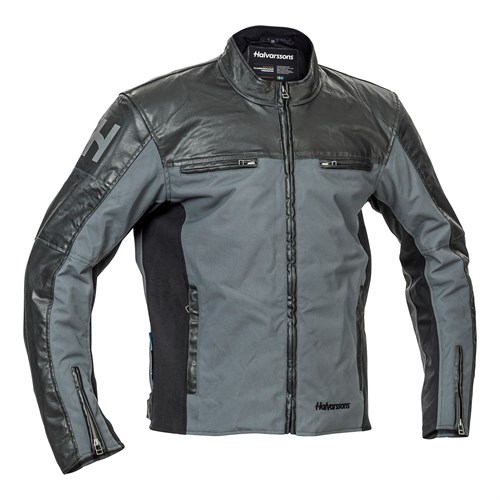 Halvarssons Holmen jacket in grey / black