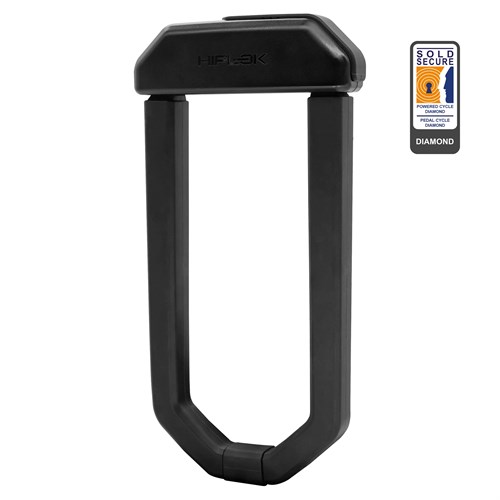 Hiplok DXL1000 anti angle grinder bike lock black with FREE REMINDER CABLE