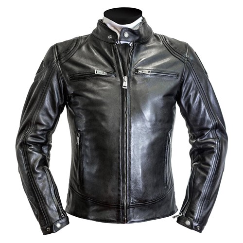 Helstons Modelo leather jacket in black