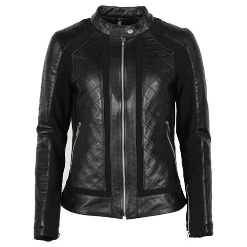 Helstons Kate ladies leather jacket in black