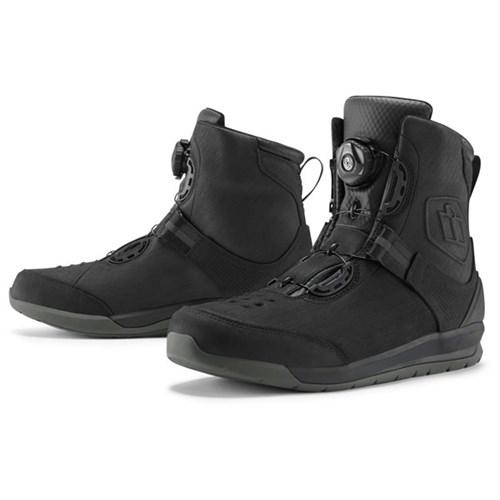 Icon 1000 El Bajo Retro Short Motorcycle Motorbike BootsAll Colours /& Sizes