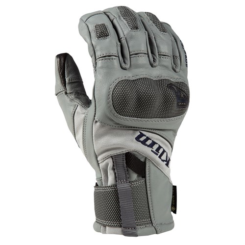 Klim Adventure GTX gloves in monument grey