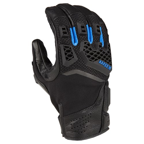 Klim Baja S4 gloves in black / kinetic blue