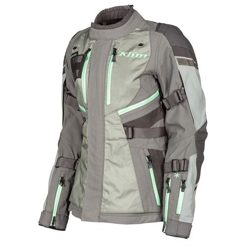 Klim Artemis ladies jacket in grey / wintermint