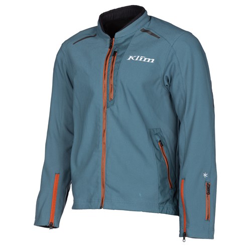 Klim Marrakesh jacket in petrol blue