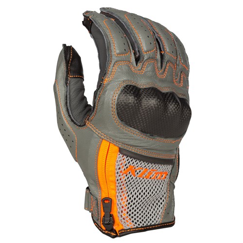 Klim Induction gloves in grey and orange