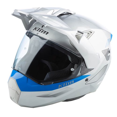 Klim X1 Alpha helmet in concept high rise electric blue