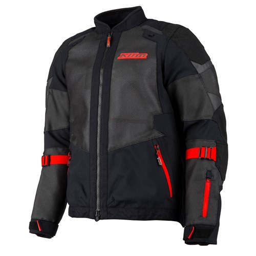 Klim Baja S4 jacket in black / fiery red