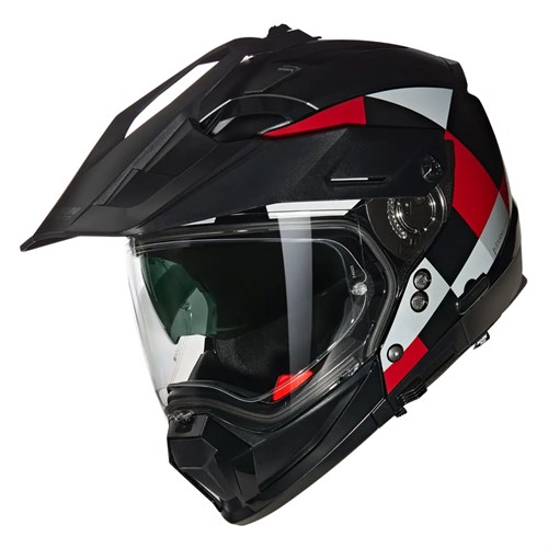 Nolan N70-2 X 06 Ruvido 342 helmet in red / black