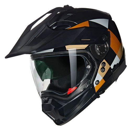 Nolan N70-2 X 06 Ruvido 343 helmet in orange / black
