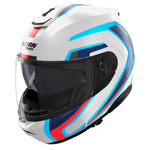 Nolan N100-6 helmet Radiante in white / red / blue