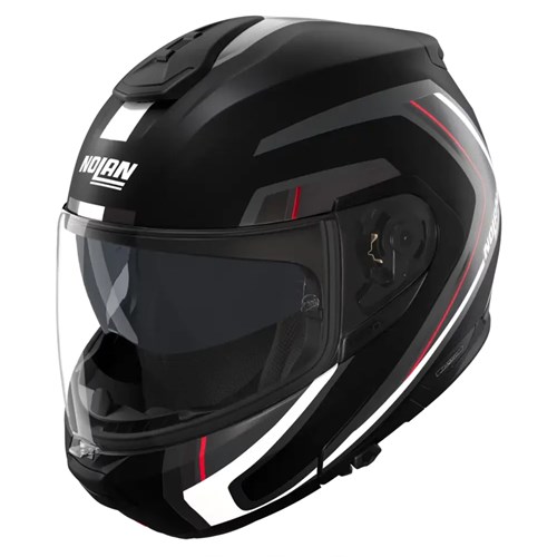 Nolan N100-6 helmet Radiante in black / white / red