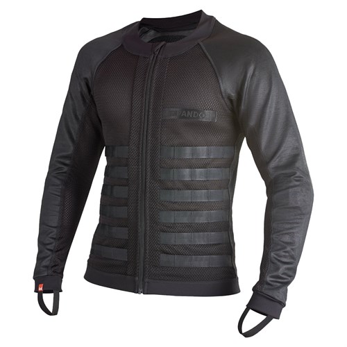 Pando Moto Commando AAA mesh jacket in black