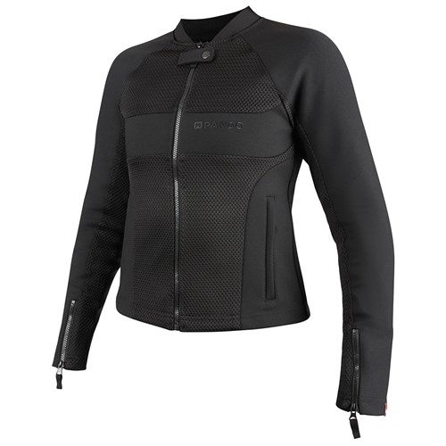 Pando Moto Stealth ladies jacket in black