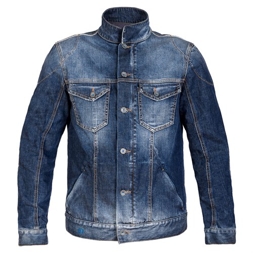 PMJ West denim motorcycle jacket