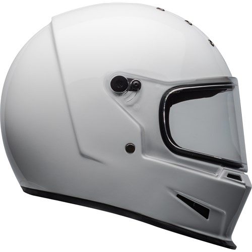 Bell Eliminator white helmet