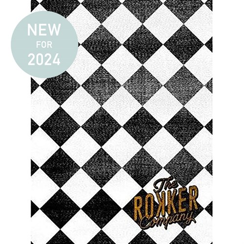 Rokker Checker Board neck tube in black / white
