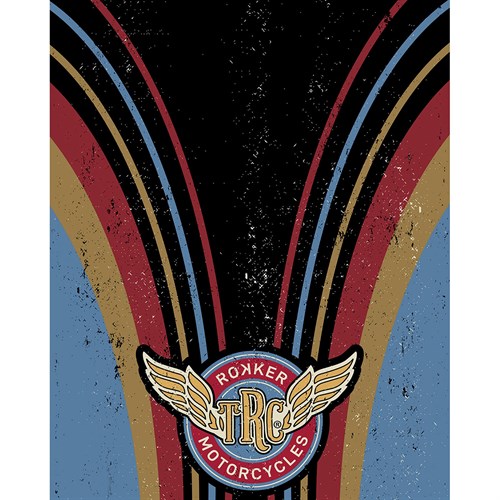 Rokker Wings neck tube in blue