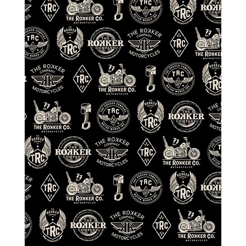 Rokker Logos fleece neck warmer in black