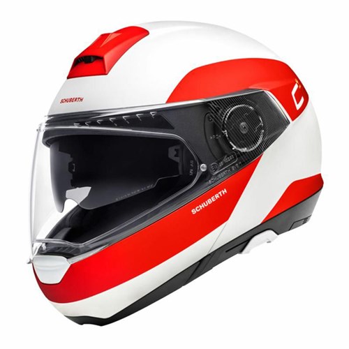 Schuberth C4 Pro Fragment helmet in red 