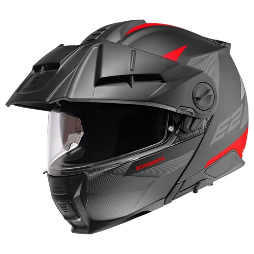 Schuberth E2 helmet in Defender red