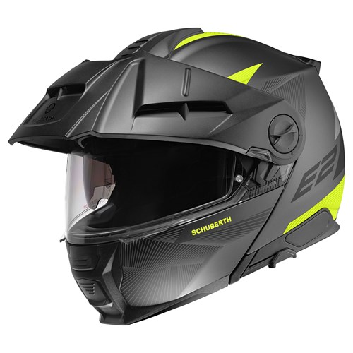 Schuberth E2 helmet in Defender yellow