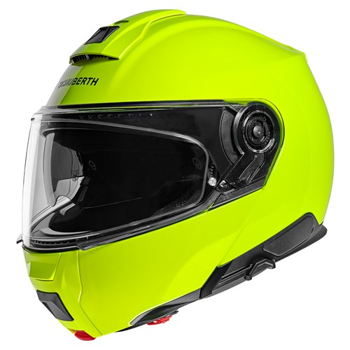 Schuberth C5 helmet in fluo yellow